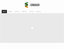 Tablet Screenshot of grupoerbauer.com